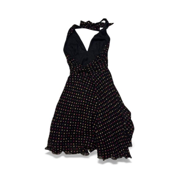 Mannequines Silk Multi Color Polka Dot Dress - Picture 3 of 4